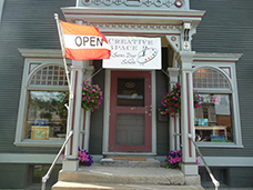Creative Space Gallery at 214 Main Street in Vergennes, VT